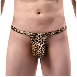 Párduc mintás férfi tanga XL méret
