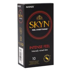   Manix SKYN 100%-ig latexmentes óvszerek, stimuláló, gyöngyös felszínnel darabra