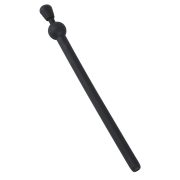 Dilator üreges szilikon húgycső dildó fekete 7 mm