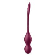 Satisfyer Love Birds Vary 2 plusz Bordó Gésagolyó +App