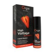 Orgie Eper ízű folyékony vibrátor 15ml 10-es erősségű