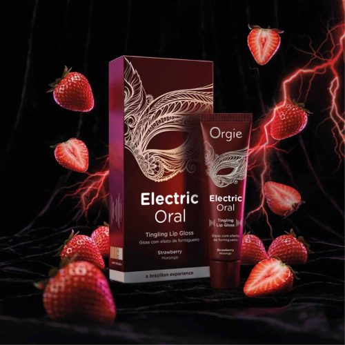Orgie Oral electric ajakfény 10ml eperízű