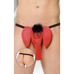 Erotikus férfi elefántos piros tanga S/L méret