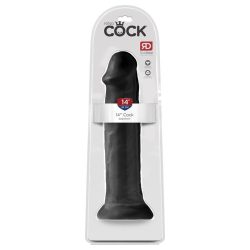 King Cock 14" dildó fekete