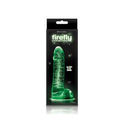 Firefly üveg fluoreszkáló dildó 13,3 cm