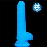 Lovetoy fluoreszkáló dildó 8"