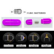 Pretty Love rezgő lila péniszgyűrű nyuszis csiklóizgatóval