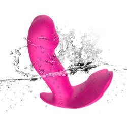   Foxshow Vibrációs g-pont és csiklóizgató fűthető, távirányítható, tölthető pink