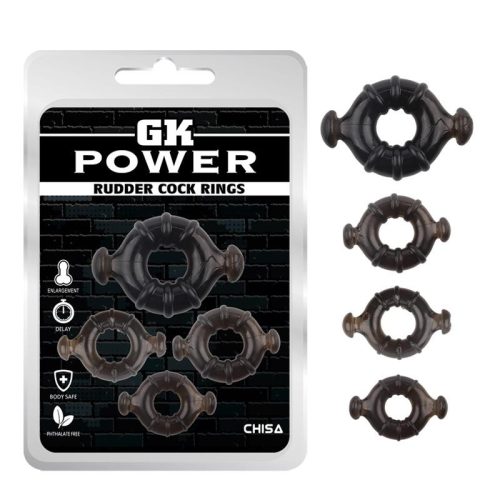 Gk power Rudder péniszgyűrű 4db-os