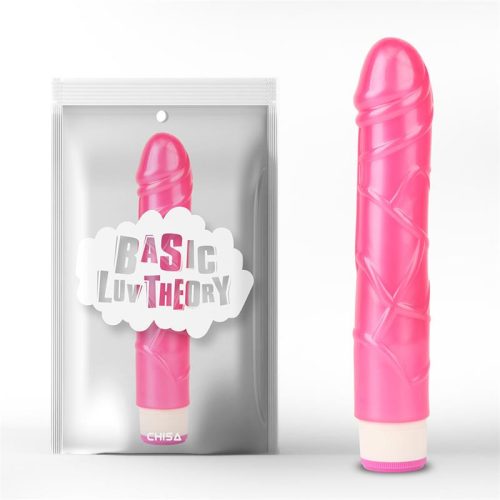 Chisa szilikon vibrátor pink 23 cm