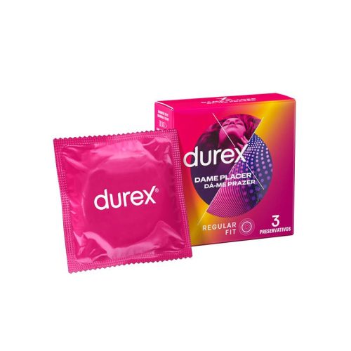 Durex 3db-os bordázott óvszer