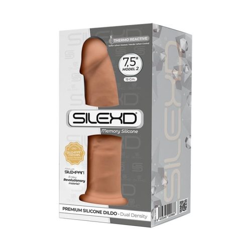 Silexd 7,5" dildó testszínű 19cm