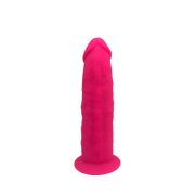 Silexd kettős sűrűségű rezgő távirányítható pink dildó 7"