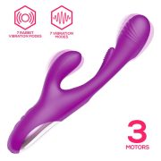 INTOYOU Priya3 Három Motoros lila színű tölthető vibrátor
