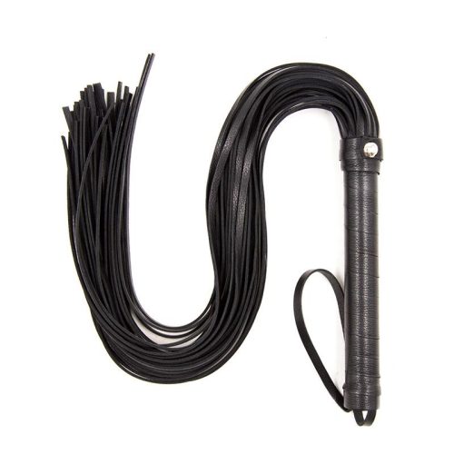Fetish fekete szalagos ostor 69 cm