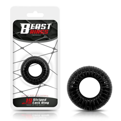 Beast Rings fekete péniszgyűrű 19mm