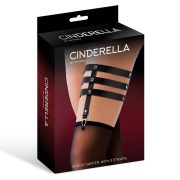 Cinderella harisnyatartó 3 pántos fekete 