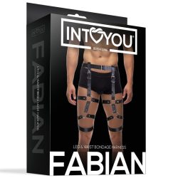 Fabian láb és derék Bondage állítható heveder