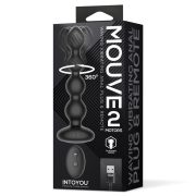 Intoyou Fekete Anális Vibrátor dupla motorral 17 cm