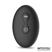 Intoyou Fekete Anális Vibrátor dupla motorral 17 cm