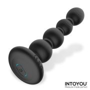 Intoyou Fekete Anális Vibrátor dupla motorral 17 cm