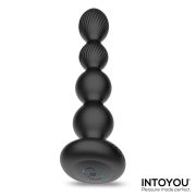 Intoyou Fekete Anális Vibrátor dupla motorral 17 cm