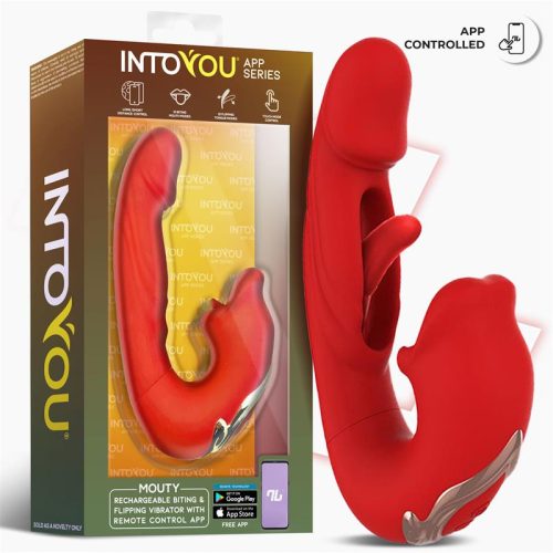 Intoyou Mouty multifunkciós App-os piros vibrátor