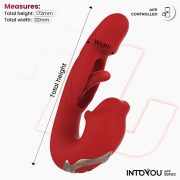 Intoyou Mouty multifunkciós App-os piros vibrátor