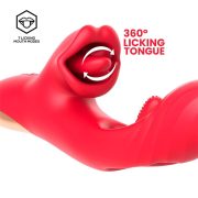 INTOYOU Grant3 Három funkciós vibrátor 360°-os nyalogató szájvibrátorral