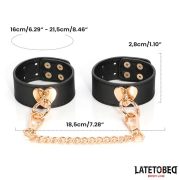 Latetobed 8 részes BDSM kötöző szett fekete bőrönddel