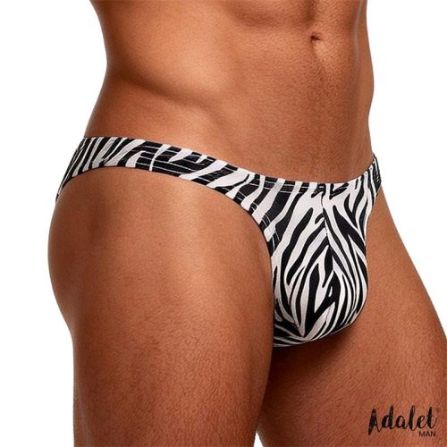 Adalet Férfi tanga fekete-fehér L/XL méret