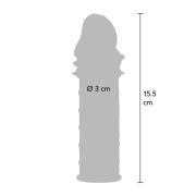 Áttetsző péniszköpeny 15,5 cm