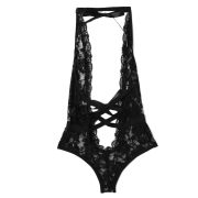 Szexi csipke body fekete XXL méret