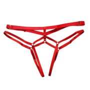 Női piros kapcsos állítható méretű tanga